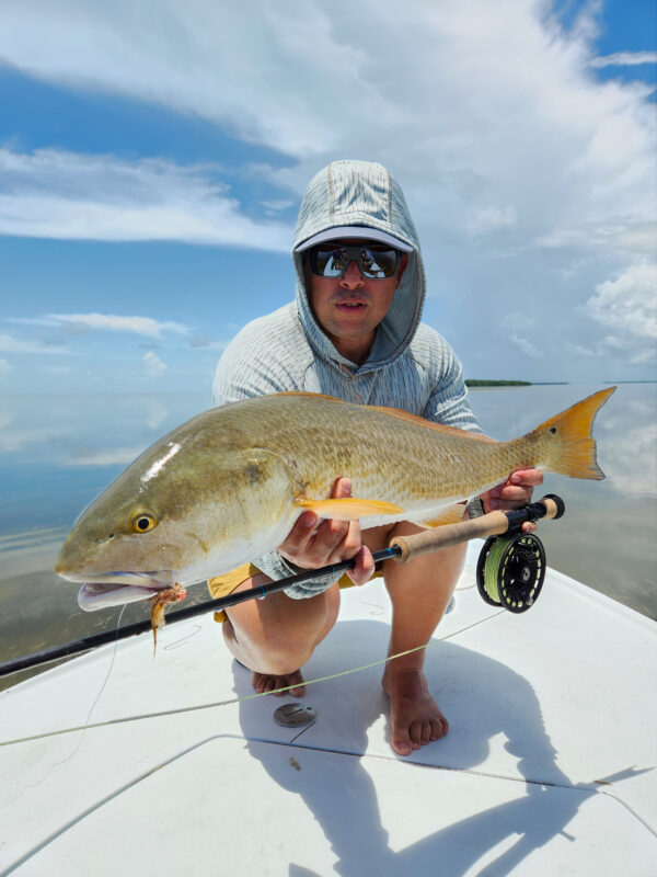 Massive Redfish on Fly