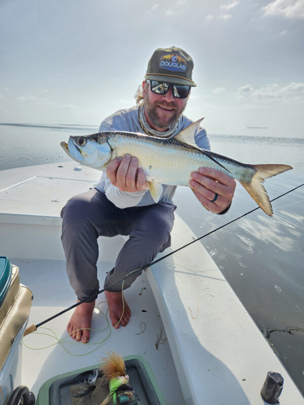 Baby Tarpon caught on Bomb Ass Gurgler