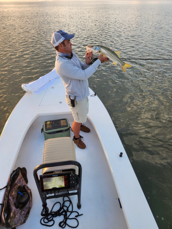 Snook Caught on Bomb Ass Gurgler